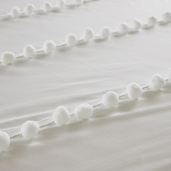 BRAND NEW Kelly Clarkson Pom Pom Duvet Set - Picture 3 of 3